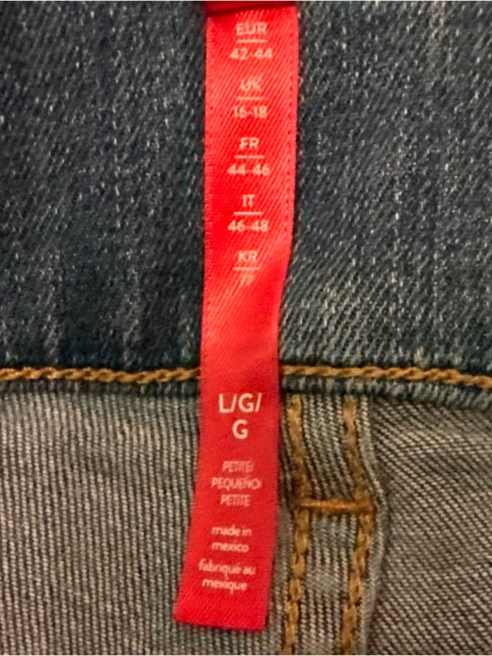 Spanx Wide Leg Women's Jeans in Faded Blue size L - Picture 5 of 6